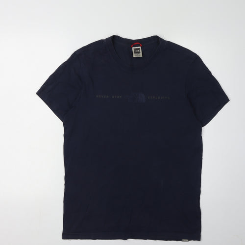 The North Face Men's Blue Logo T-Shirt, Size S