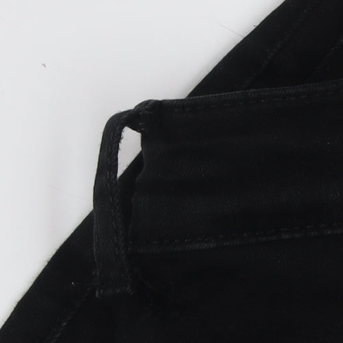 Pieces Women's Black Skinny Jeans, Size S, Dark Wash