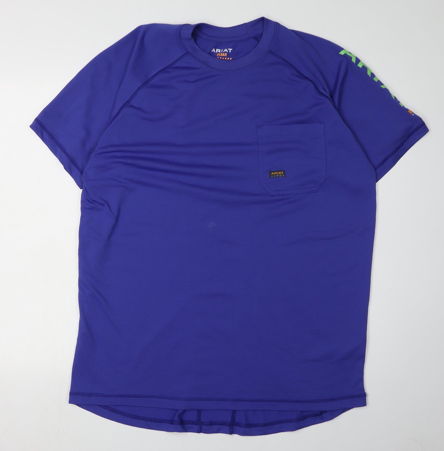 Ariat Men's Blue T-Shirt, Size L, Gym & Training