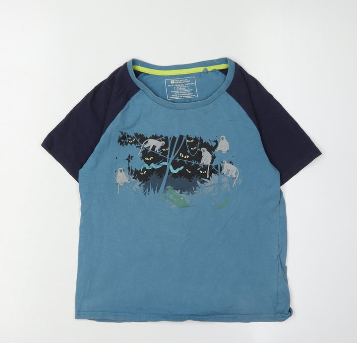 Mountain Warehouse Boys Blue Graphic Print T-Shirt, 7-8 Years