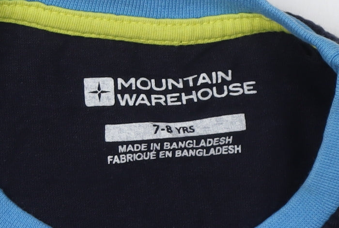 Mountain Warehouse Boys Blue Shark Graphic T-Shirt 7-8 Years