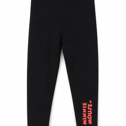 George Girls Black Minnie Mouse Leggings 2-3 Years