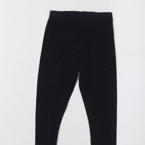 George Girls Black Minnie Mouse Leggings 2-3 Years