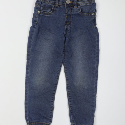 Bluezoo Girls Blue Jeans, Size 4 Years, Casual Regular Fit