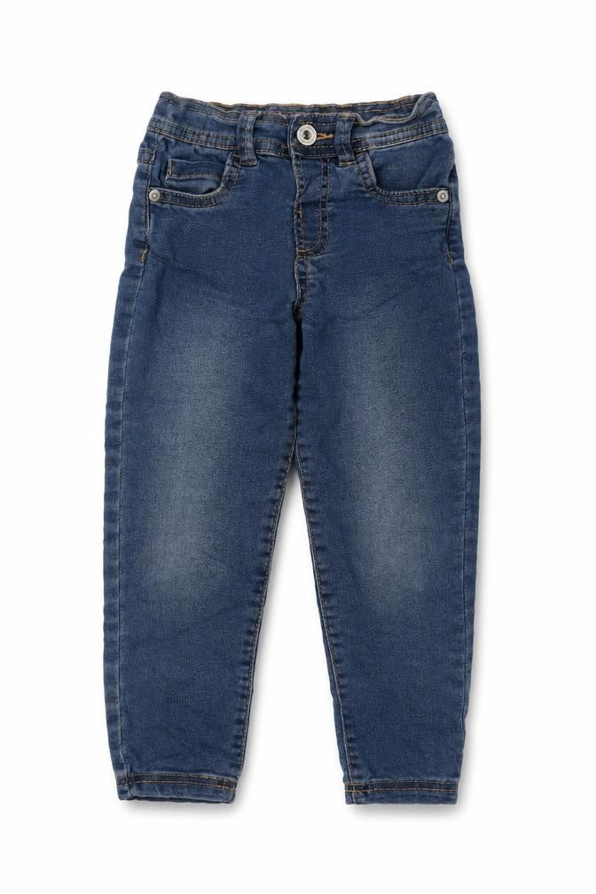 Bluezoo Girls Blue Jeans, Size 4 Years, Casual Regular Fit
