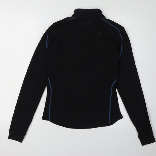 Oxylane Boys Black 1/4 Zip Sweatshirt, Size 14 Years