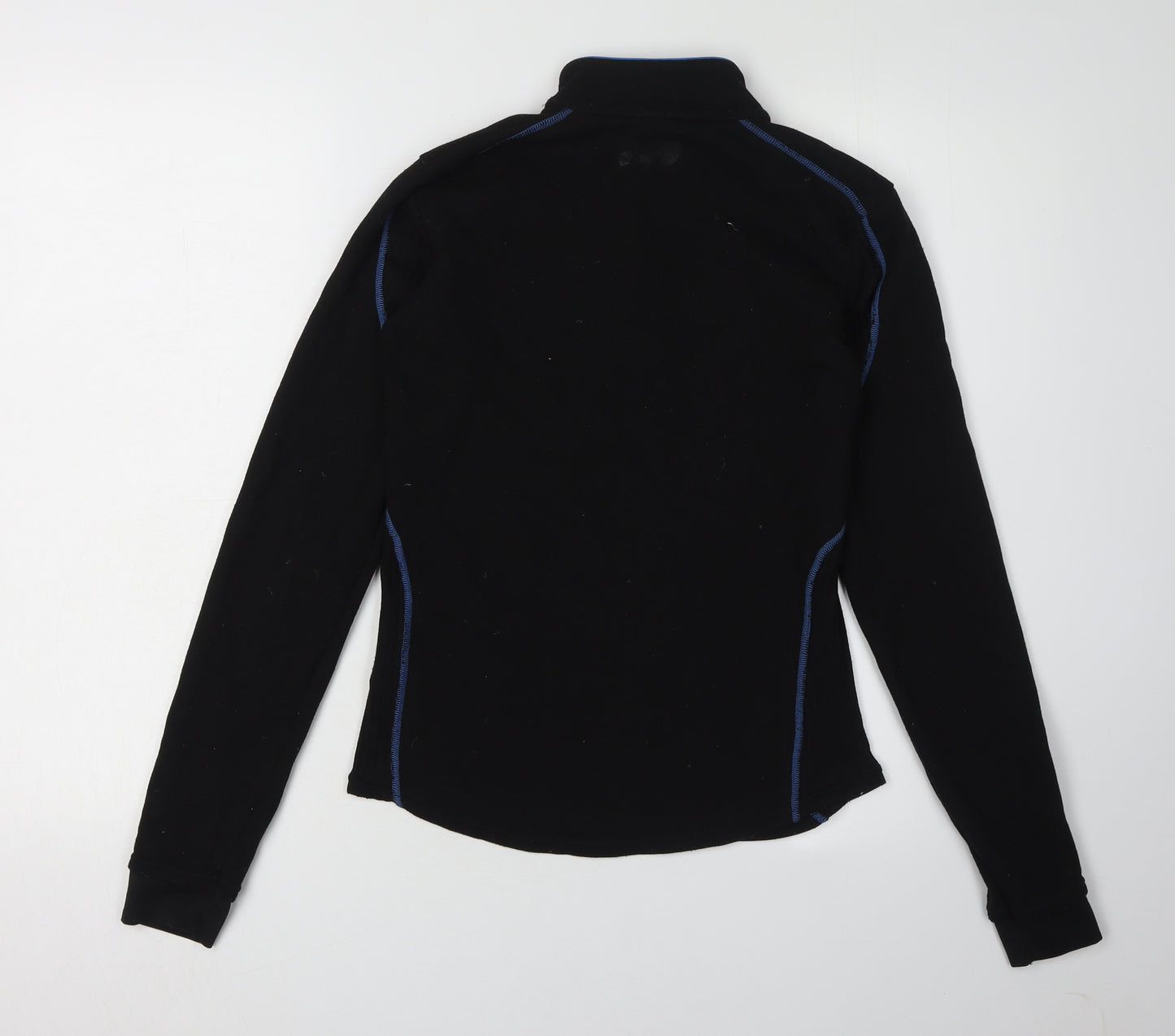 Oxylane Boys Black 1/4 Zip Sweatshirt, Size 14 Years