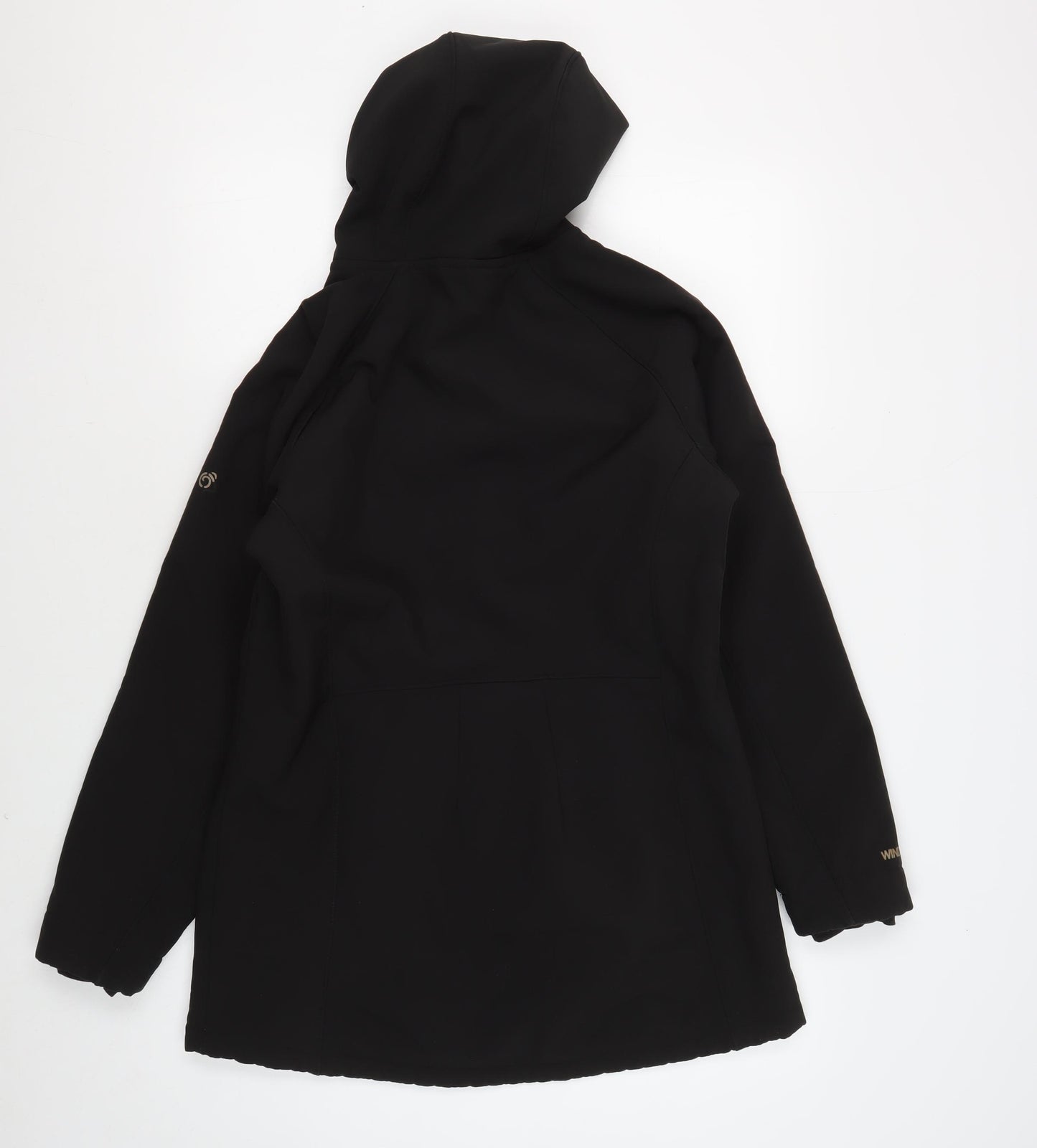 Craghoppers Women's Black Hooded Jacket Size 12