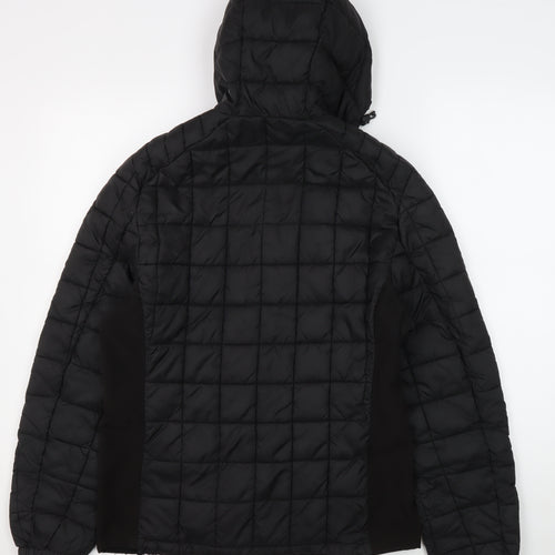 Next Women's Black S Puffer Jacket with Hood