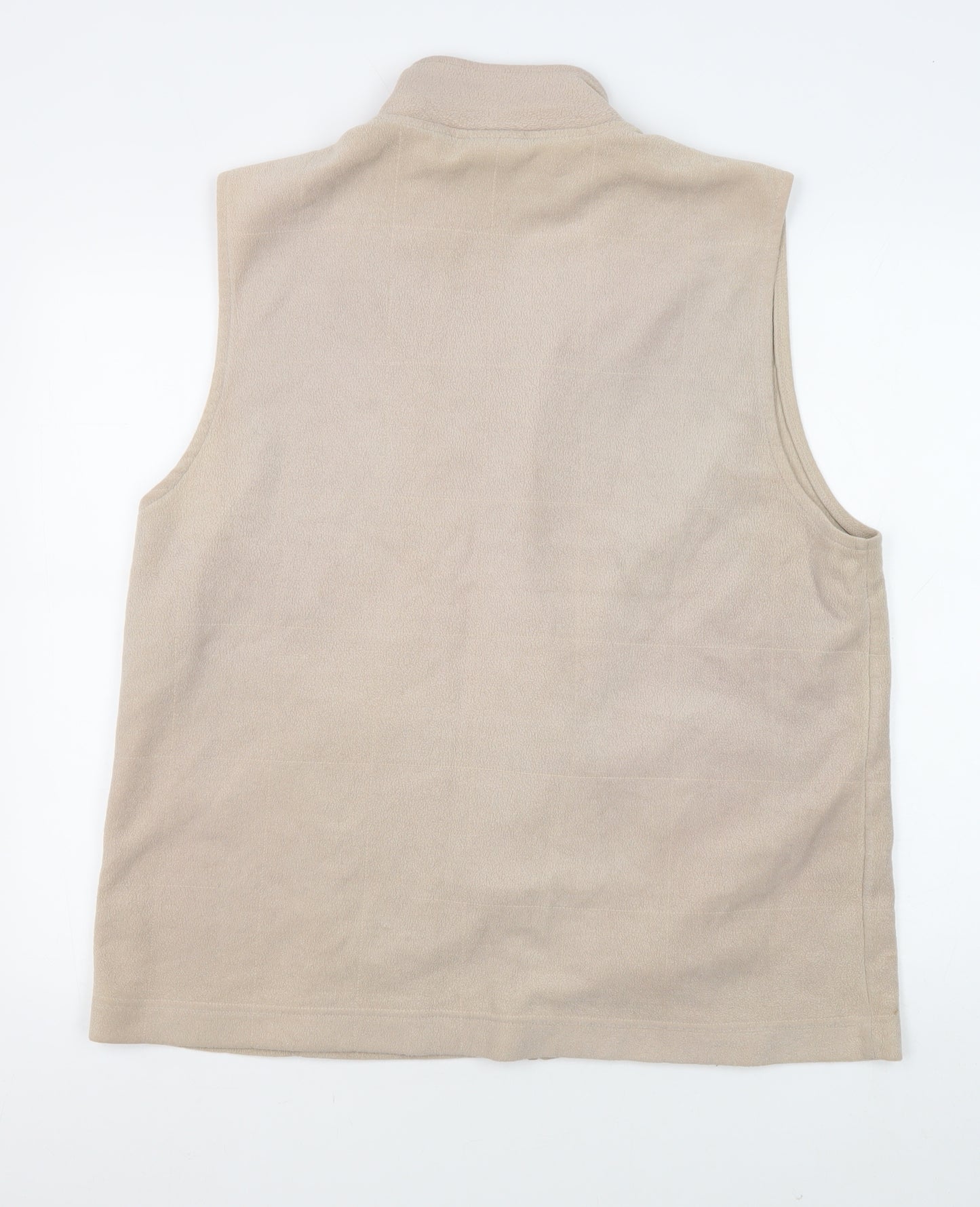 Tulchan Women's Beige Fleece Waistcoat Size 12