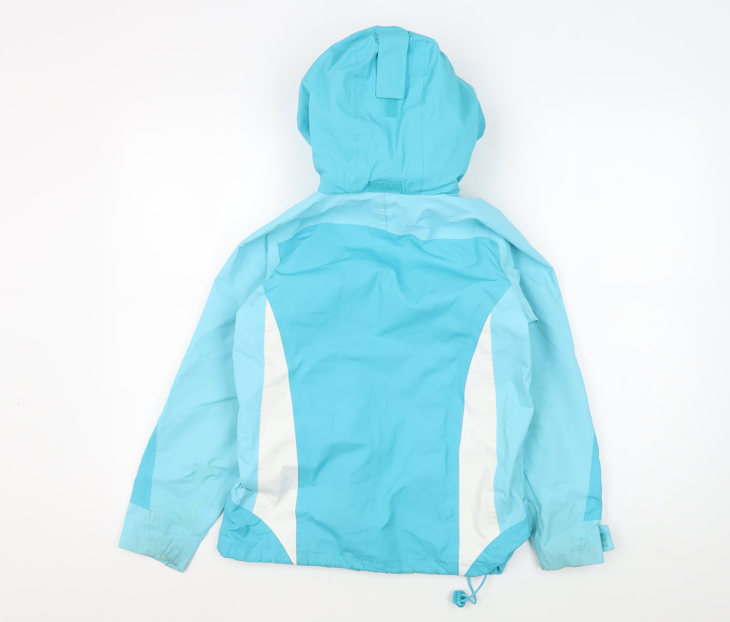 Mountainlife Girls Blue Hooded Waterproof Jacket 9-10 Years