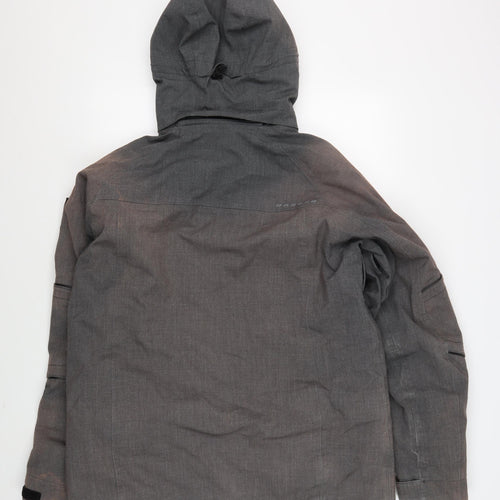 Dare2b Men's Grey Puffer Jacket, Size L, Hooded