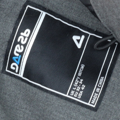 Dare2b Men's Grey Puffer Jacket, Size L, Hooded