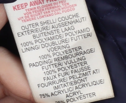 Berghaus Boys Blue Waterproof Hooded Jacket 9-10 Years