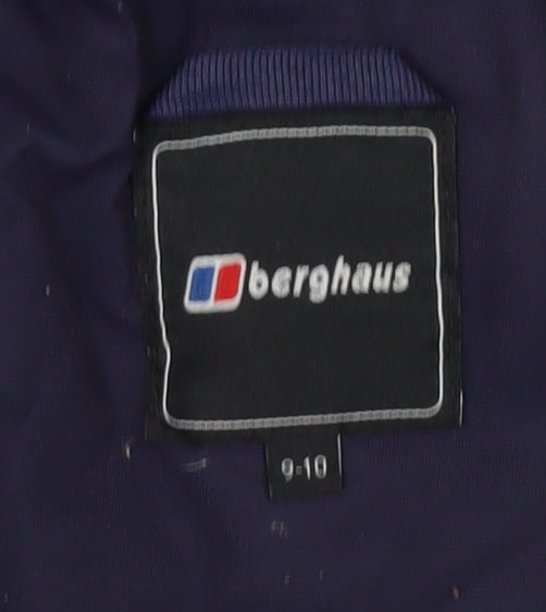 Berghaus Boys Blue Waterproof Hooded Jacket 9-10 Years
