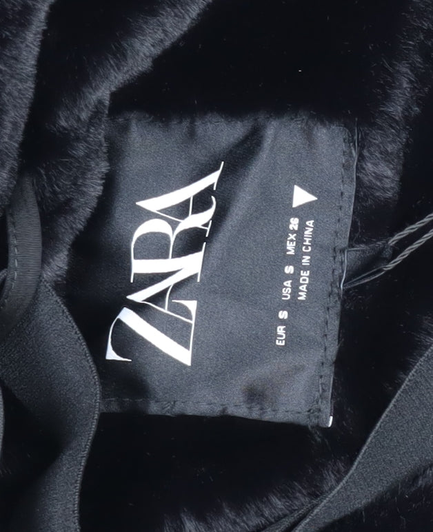 Zara Women's Black Parka Coat, S, Winter Style