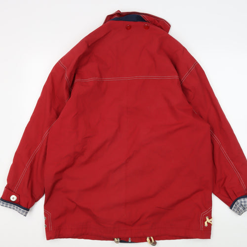 C&A Men's Red Basic Jacket, Size 36, Mid-Length