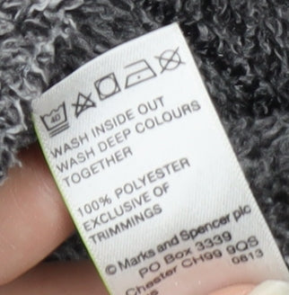 Marks and Spencer Men's Grey Hoodie, M, Pullover