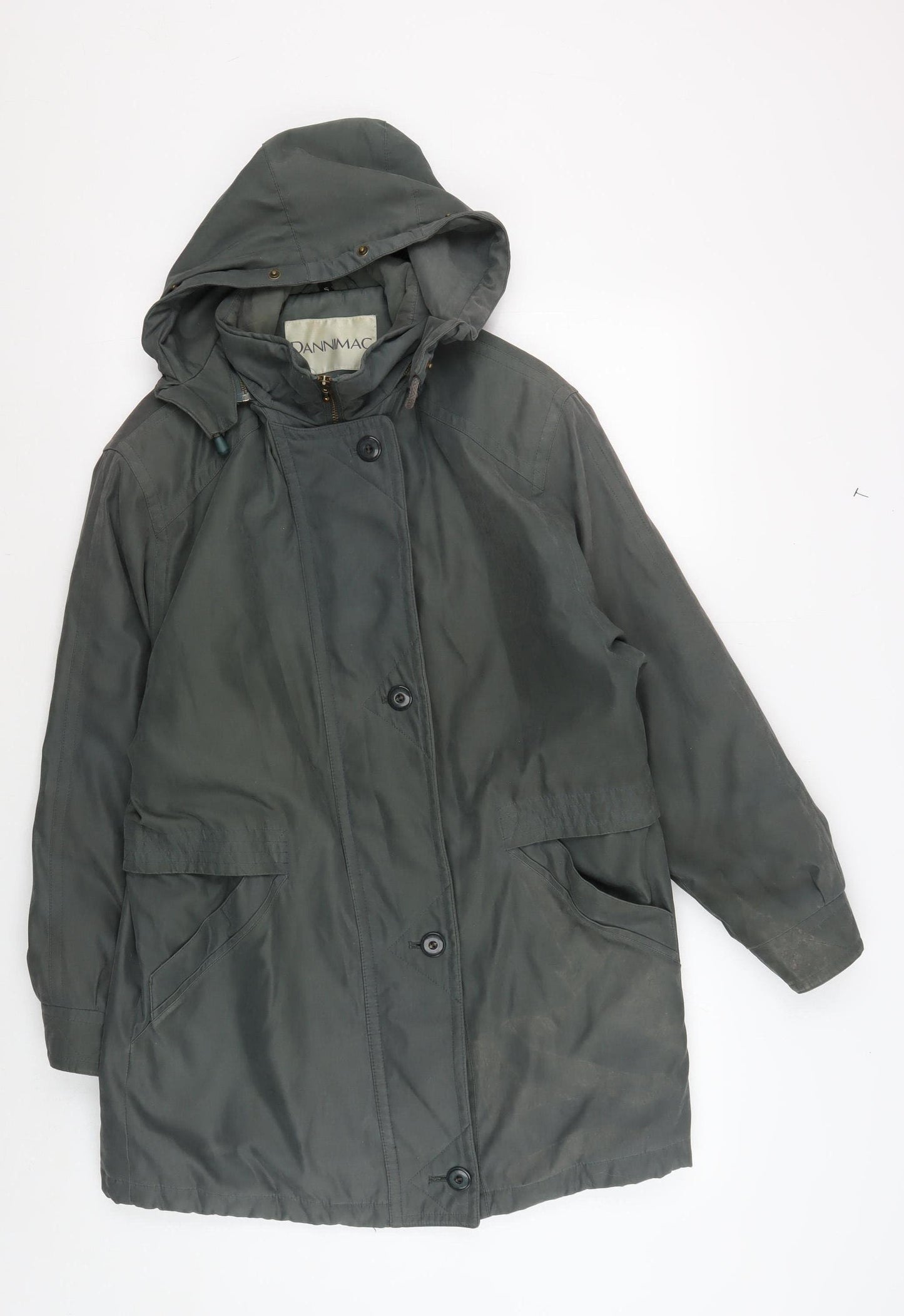 Dannimac Women's Green Anorak Coat Size S