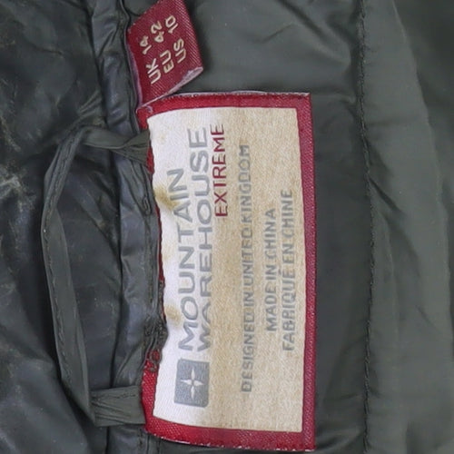Mountain Warehouse Women's Green Puffer Jacket Size 10