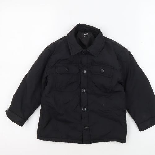 Next Boys Black Padded Basic Jacket Age 4