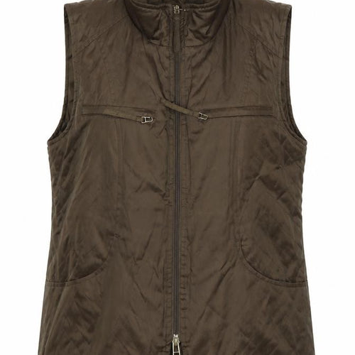 Lakeland Women's Brown Quilted Waistcoat - Size 12