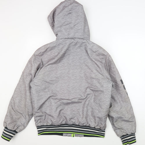 Everlast Men's Grey Hooded Jacket, Size M, Sports Casual