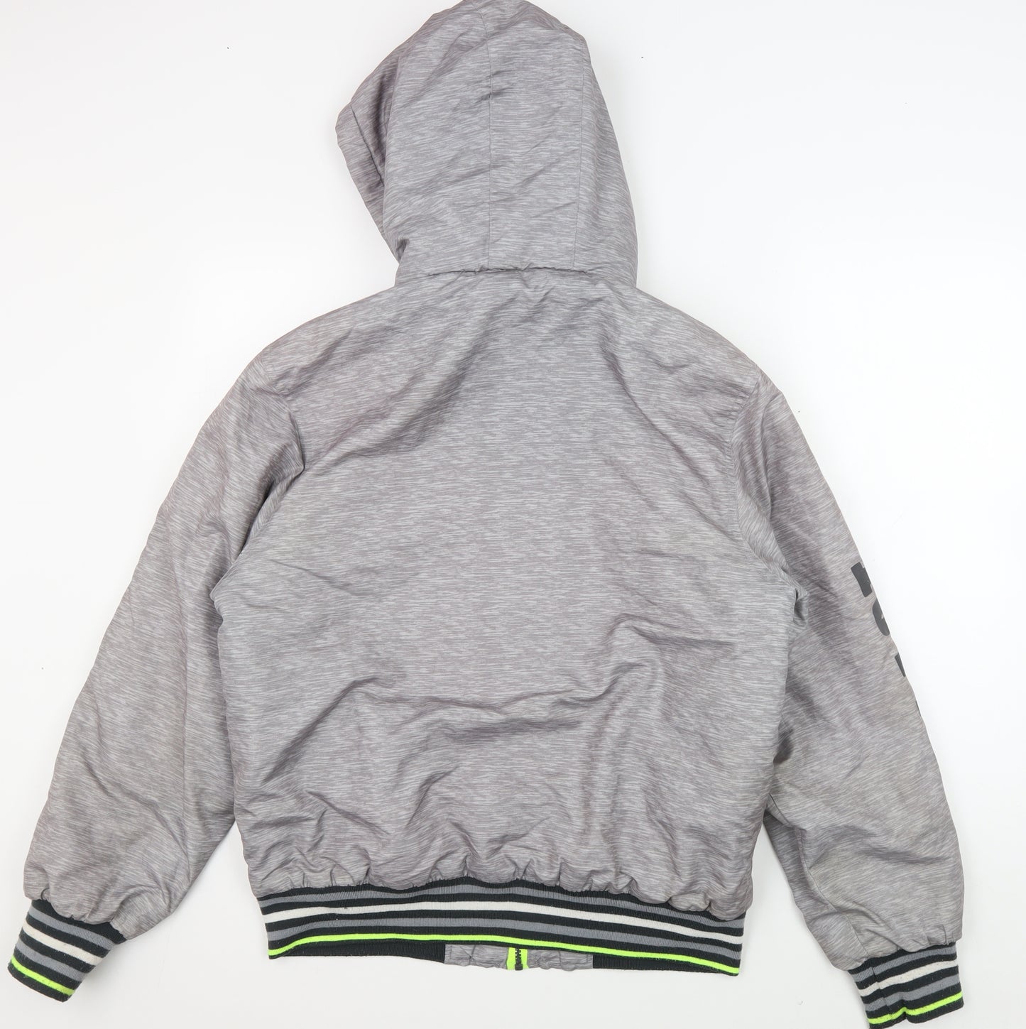 Everlast Men's Grey Hooded Jacket, Size M, Sports Casual