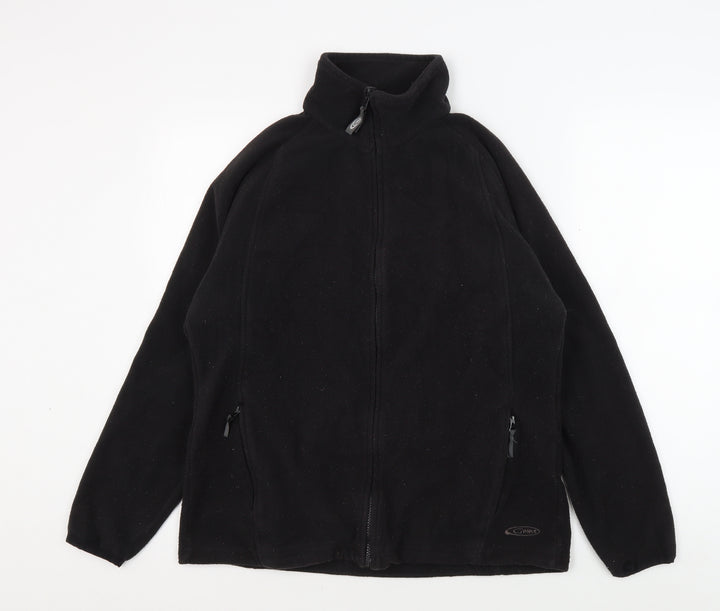Gelert Unisex Black Fleece Jacket - Size 14