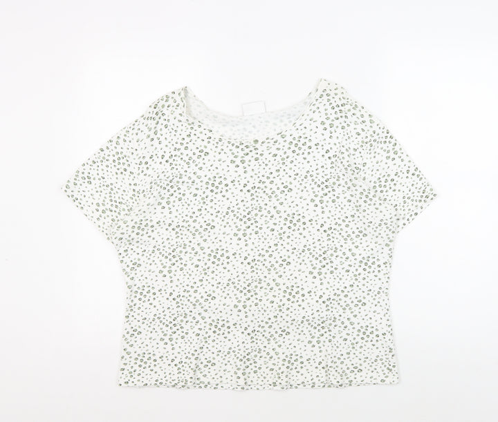 Alexon Women's White Animal Print T-Shirt Size 16/18