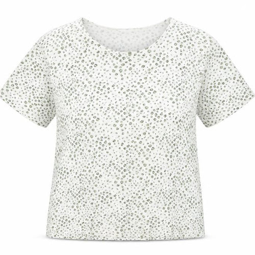 Alexon Women's White Animal Print T-Shirt Size 16/18