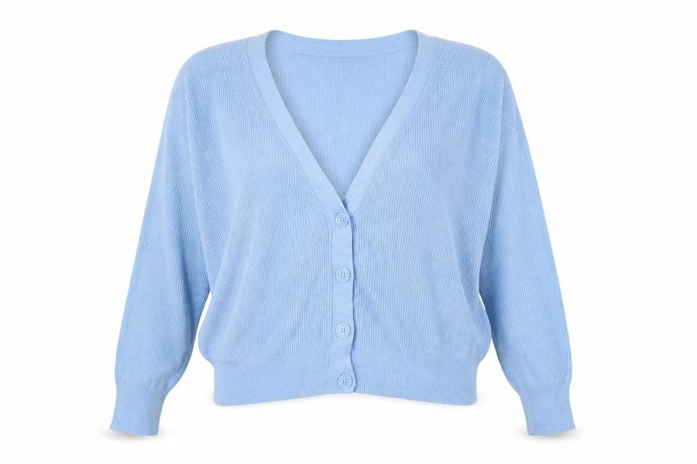 Vero Moda Women's Blue Cardigan XL V-Neck Casual