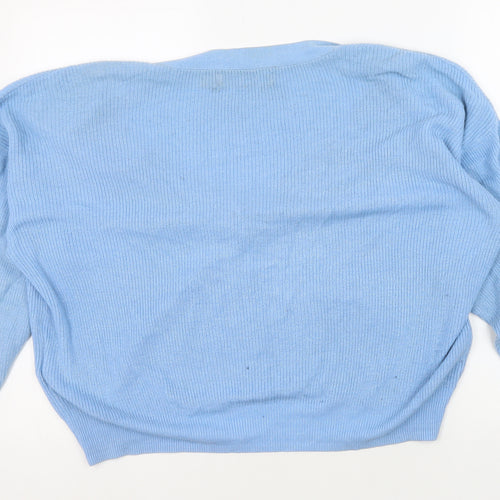 Vero Moda Women's Blue Cardigan XL V-Neck Casual