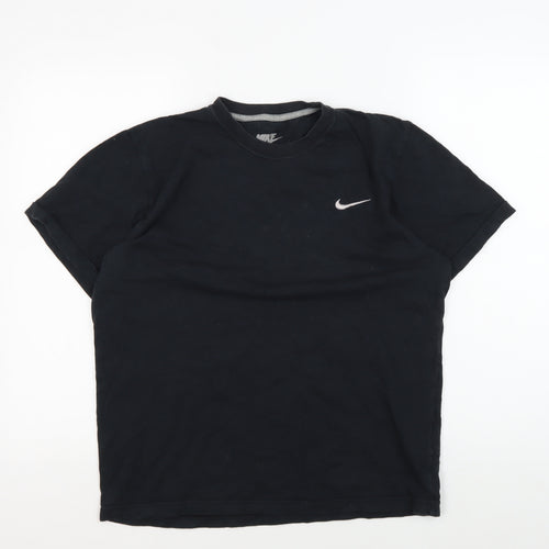 Nike Men's Black Medium Crew Neck T-Shirt