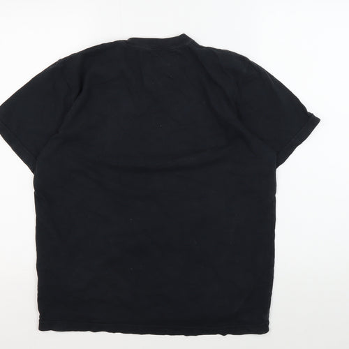Nike Men's Black Medium Crew Neck T-Shirt