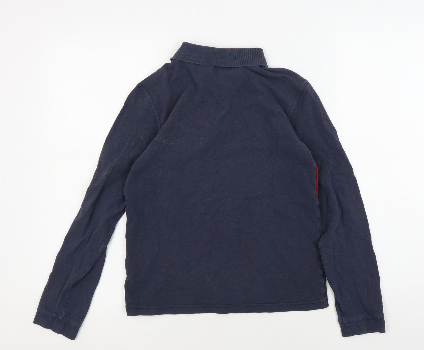 Barbour Boys Blue Long Sleeve Polo Shirt L