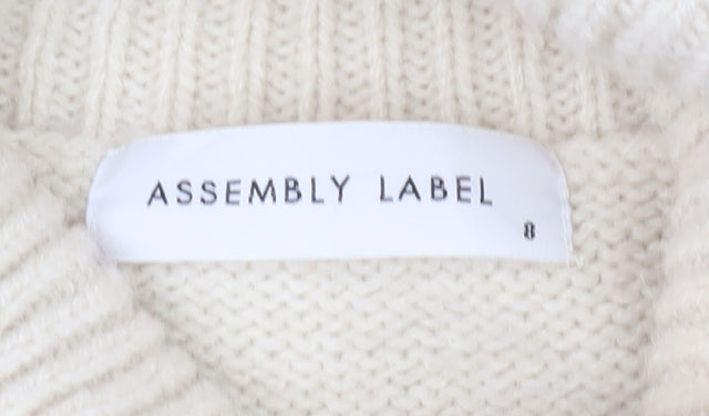 Assembly Label Women's Ivory Pullover Jumper Size 8