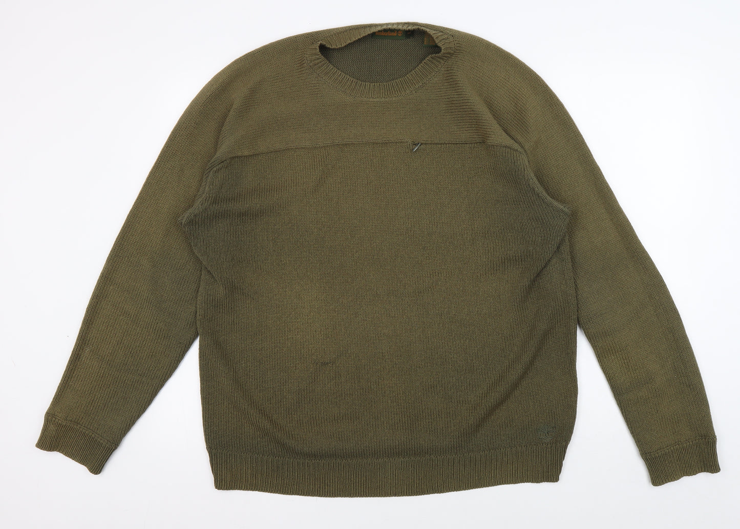 Timberland Men's Green Pullover Jumper Large