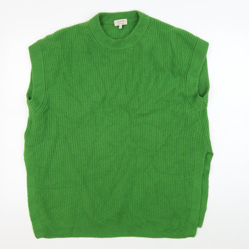 Jigsaw Women's Green Wool Cashmere Vest L