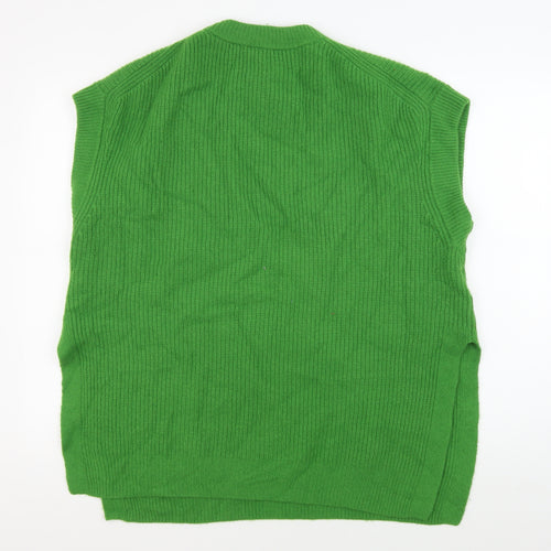 Jigsaw Women's Green Wool Cashmere Vest L