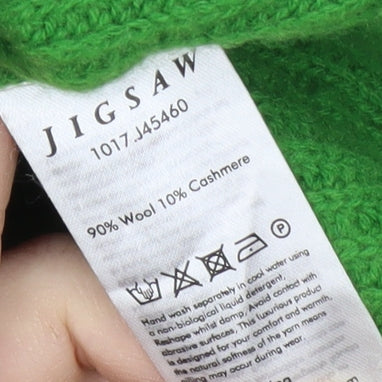 Jigsaw Women's Green Wool Cashmere Vest L