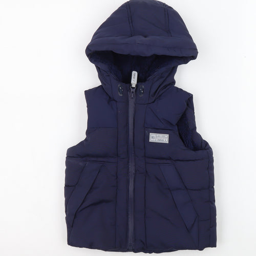 Junior J Unisex Baby Puffer Jacket Blue 18-24 Months