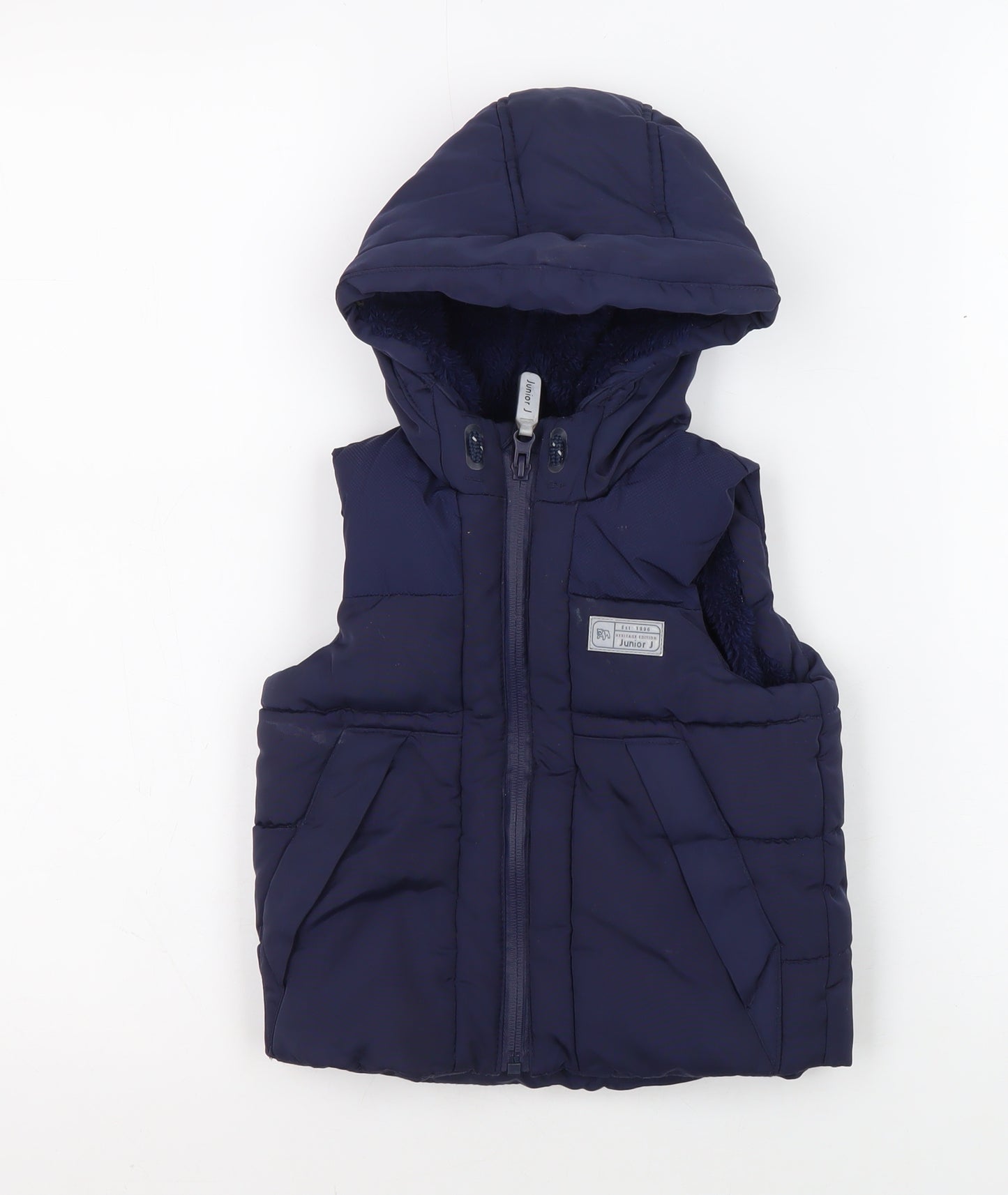 Junior J Unisex Baby Puffer Jacket Blue 18-24 Months