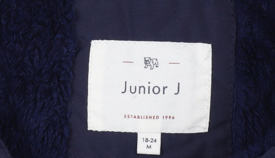 Junior J Unisex Baby Puffer Jacket Blue 18-24 Months