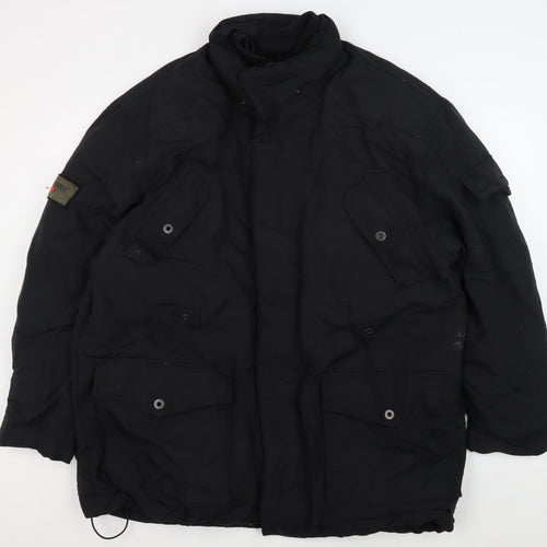 Next Men's Black Military Jacket Size L
