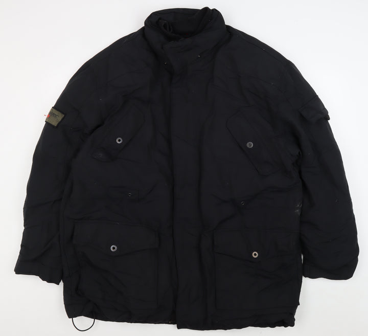 Next Men's Black Military Jacket Size L