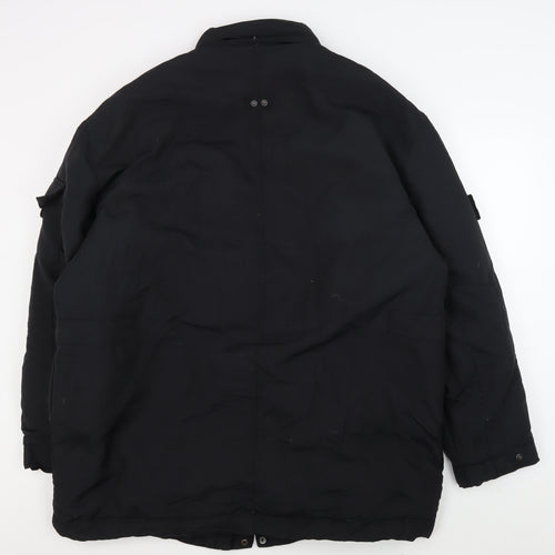 Next Men's Black Military Jacket Size L