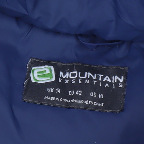 Mountain Essentials Unisex Blue Puffer Jacket 14