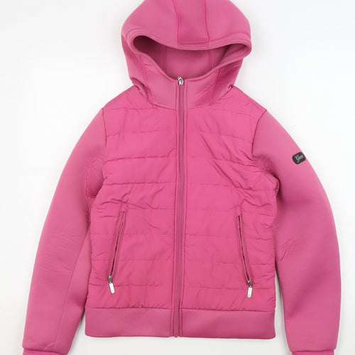 Geox Girls Pink Activewear Jacket 14 Years - Hooded & Lightweight