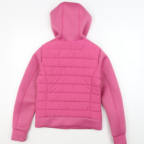 Geox Girls Pink Activewear Jacket 14 Years - Hooded & Lightweight